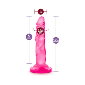 5 in. Mini Cock Realistic Dildo with Suction Cup Pink