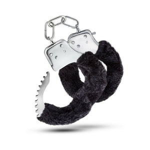 Adjustable Faux Fur Cuffs Black