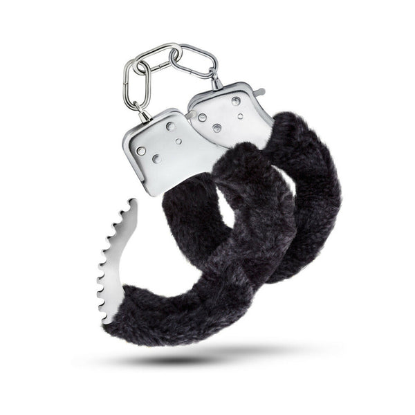 Adjustable Faux Fur Cuffs Black
