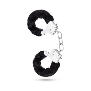 Adjustable Faux Fur Cuffs Black