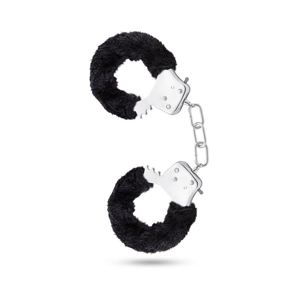 Adjustable Faux Fur Cuffs Black