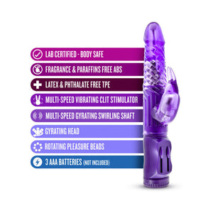 Beginner''s Bunny Rabbit Vibrator Purple