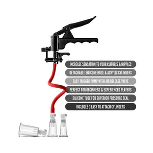 Clitoris and Nipple Pleasure and Enhancement Pump System