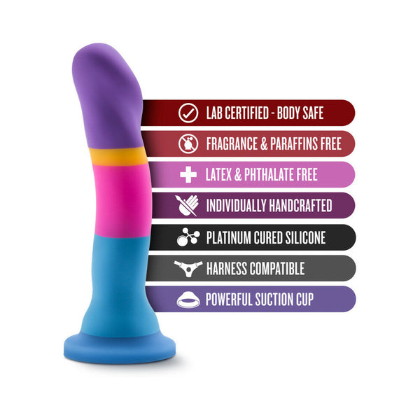 D1 Hot ''n'' Cool 7.5 in. Silicone Dildo