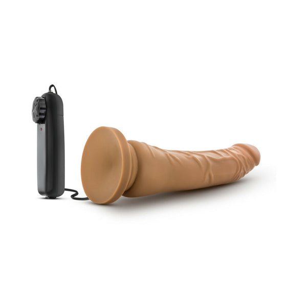 Remote-Controlled Realistic 8.5 in. Vibrating Dildo Tan