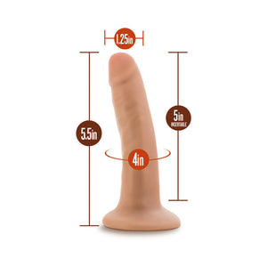 Realistic 5.5 in. Dildo with Suction Cup Beige