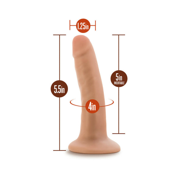 Realistic 5.5 in. Dildo with Suction Cup Beige