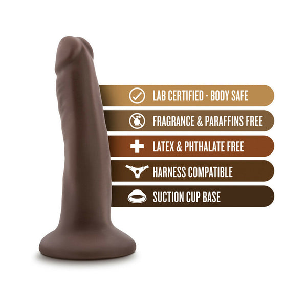 Realistic 5.5 in. Dildo with Suction Cup Brown