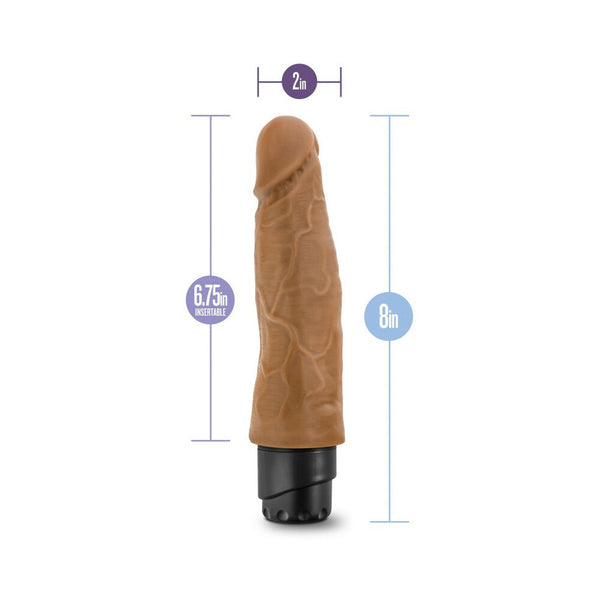 Vibe 14 Realistic 8 in. Vibrating Dildo Tan