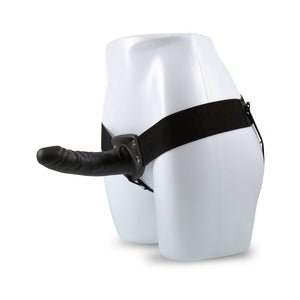 6 in. Hollow Strap On Black