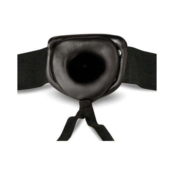 6 in. Hollow Strap On Black