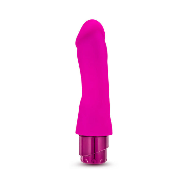 Marco 7.75 in. Silicone Vibrating Dildo Pink
