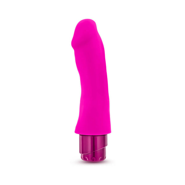 Marco 7.75 in. Silicone Vibrating Dildo Pink