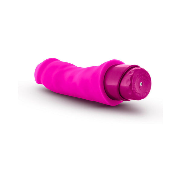 Marco 7.75 in. Silicone Vibrating Dildo Pink