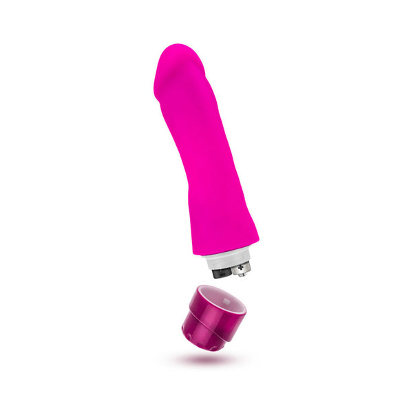 Marco 7.75 in. Silicone Vibrating Dildo Pink