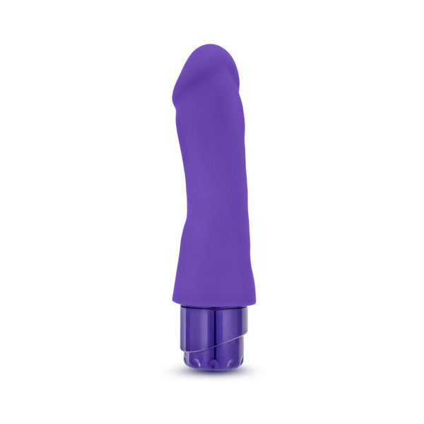 Marco 7.75 in. Silicone Vibrating Dildo Purple