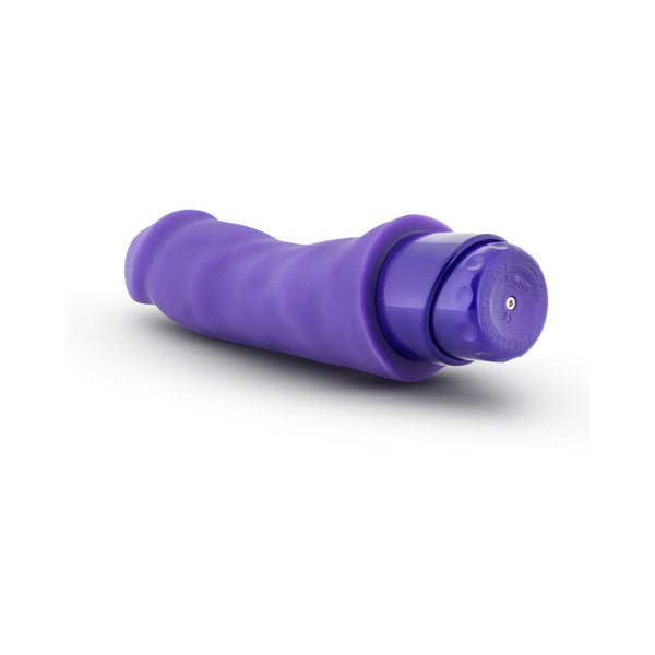Marco 7.75 in. Silicone Vibrating Dildo Purple