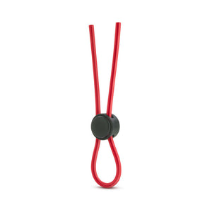 Silicone Loop Lasso/Bolo Cockring Red