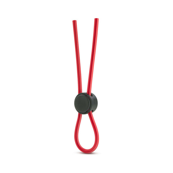 Silicone Loop Lasso/Bolo Cockring Red