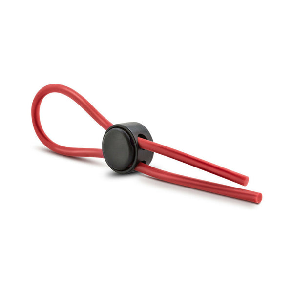 Silicone Loop Lasso/Bolo Cockring Red