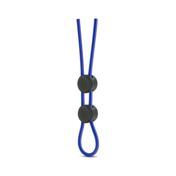 Silicone Double Loop Lasso/Bolo Cockring Blue