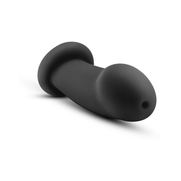 Elvira 6 in. Silicone Dildo with Suction Cup Black