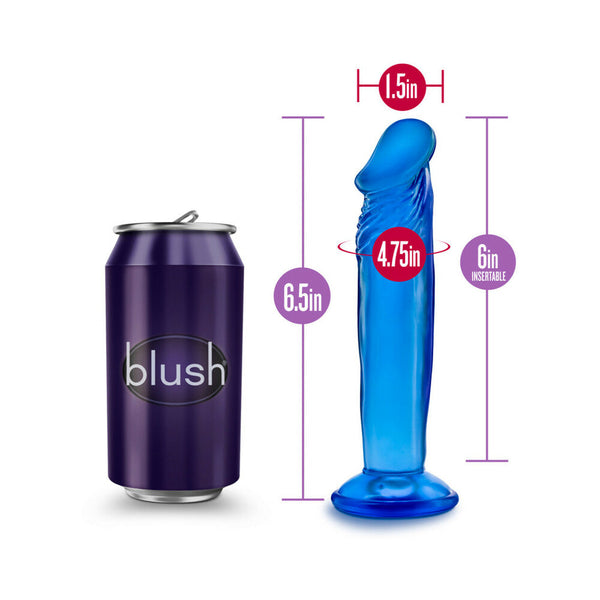 Sweet n'' Small 6 in. Dildo Blue