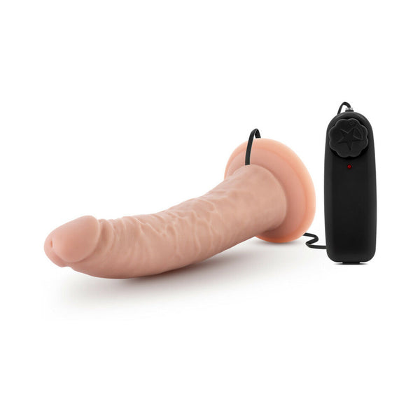 Dr. Dave Realistic 7 in. Vibrating Dildo Beige