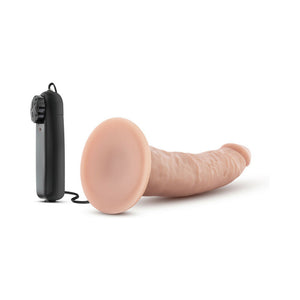 Dr. Dave Realistic 7 in. Vibrating Dildo Beige