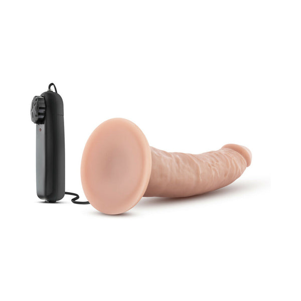 Dr. Dave Realistic 7 in. Vibrating Dildo Beige