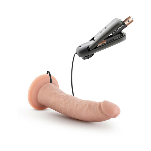 Dr. Dave Realistic 7 in. Vibrating Dildo Beige