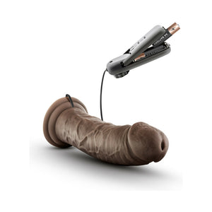 Dr. Joe Realistic 8 in. Vibrating Dildo Brown