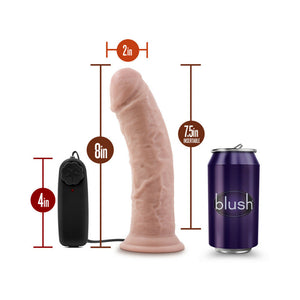 Dr. Joe Realistic 8 in. Vibrating Dildo Beige