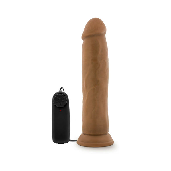 Dr. Throb Realistic 9.5 in. Vibrating Dildo Tan