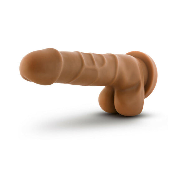 Basic 7 Realistic 7.75 in. Dildo with Balls Tan