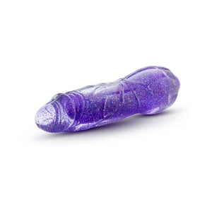 Blush Glow Dicks Molly Color Changing 8 in. Vibrating Dildo Glitter Purple