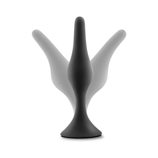 3-Piece Silicone Beginner Plug Kit Black