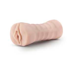 Ashley Vagina Stroker with Bullet Vibrator Beige
