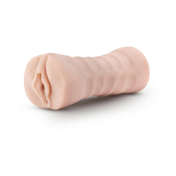 Ashley Vagina Stroker with Bullet Vibrator Beige