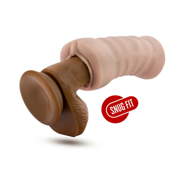 Ashley Vagina Stroker with Bullet Vibrator Beige