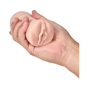 Ashley Vagina Stroker with Bullet Vibrator Beige