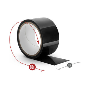 Bondage Tape 60 ft. / 18 m Black