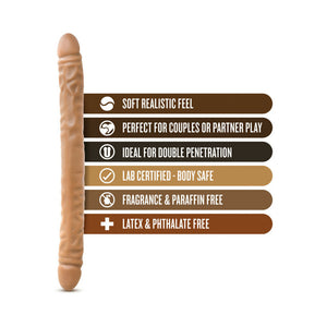 18 in. Double Dildo Tan