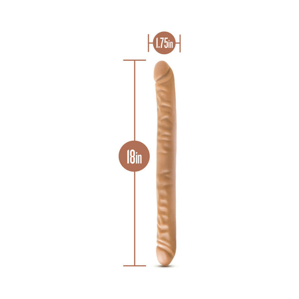 18 in. Double Dildo Tan