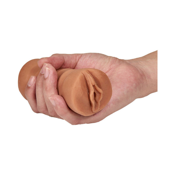 Sofia Vagina Stroker with Bullet Vibrator Tan