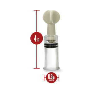 Clit and Nipple Twist Suckers 3-Piece Set Clear
