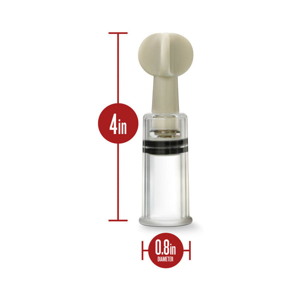 Clit and Nipple Twist Suckers 3-Piece Set Clear