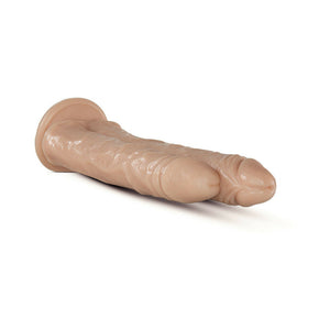Dr. Double Stuffed 10.5 in. Double Shaft Dildo with Suction Cup Beige