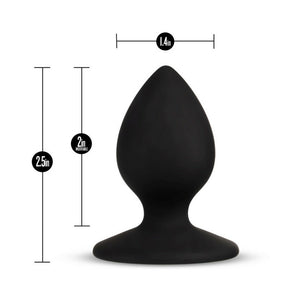 ''Slut'' Silicone Anal Plug Black