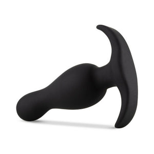 Silicone Curve Plug Black